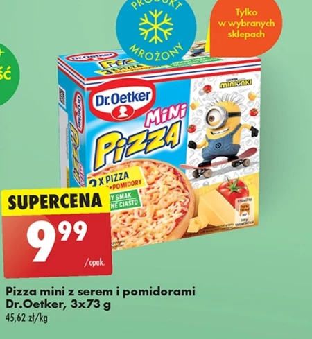 Dr. Oetker Mini pizza ser + pomidory 220 g (3 sztuki)