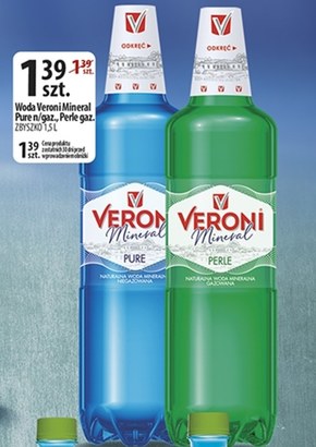 Veroni Mineral Perle Naturalna woda mineralna gazowana 1,5 l niska cena