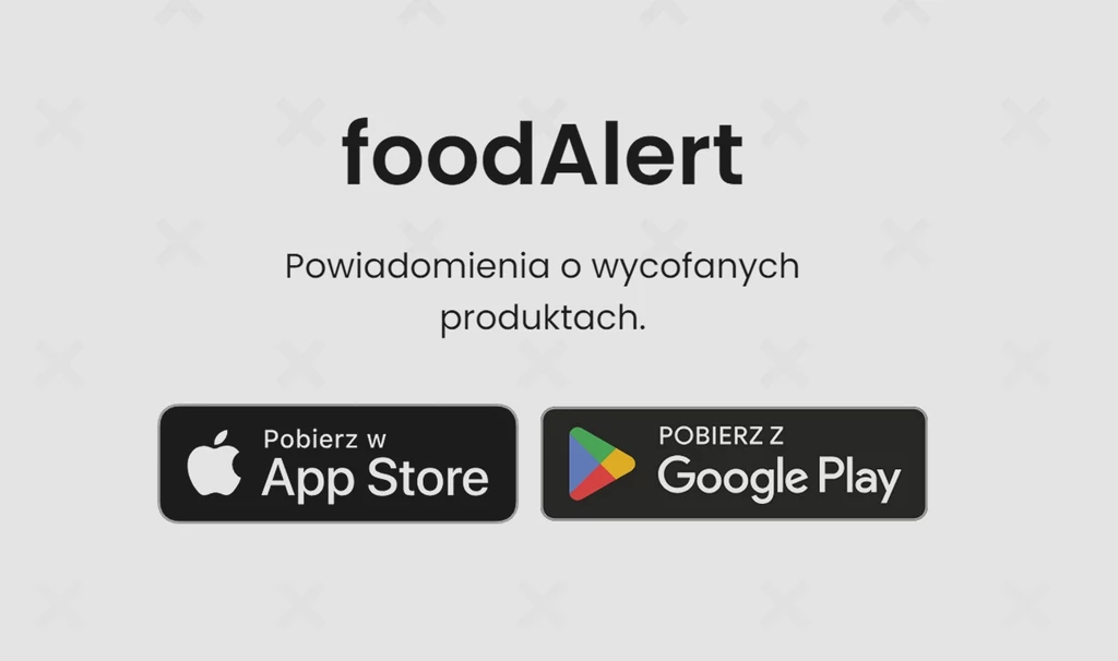 Aplikacja foodAlert: Wycofane produkty na iOS i Androida