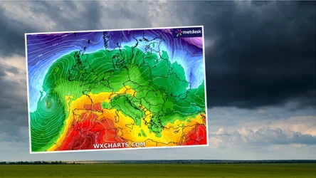 W piątek będzie pochmurnie i deszczowo, a miejscami mogą pojawić się burze. Będzie jednak stosunkowo ciepło: na południu do 19 stopni Celsjusza