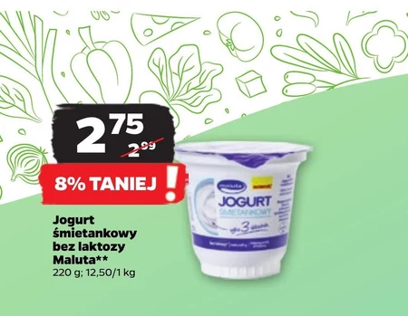 Maluta Jogurt śmietankowy naturalny 220 g
