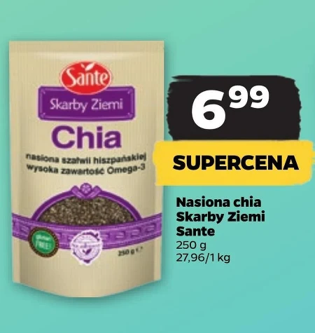 Sante Skarby Ziemi Chia nasiona szałwii hiszpańskiej 250 g