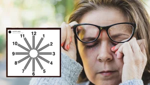 Szybki test na astygmatyzm można wykonać w warunkach domowych. Linie na obrazku są dla ciebie takie same czy nie? // źródło: venividi_optyk/ Instagram.com