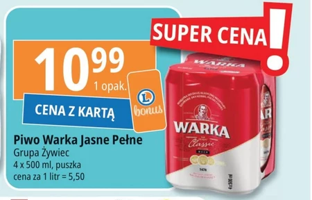 Warka Classic Piwo jasne 4 x 500 ml