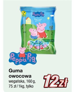 Guma rozpuszczalna Peppa Pig niska cena
