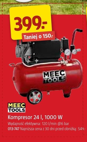 Kompresor Meec Tools niska cena