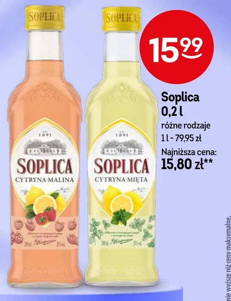 Soplica cytryna-mięta Likier 200 ml