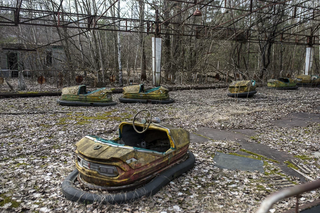 Wymarłe miasto Prypeć po katastrofie czernobylskiej