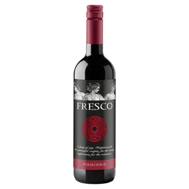 Fresco Wino czerwone półsłodkie polskie 750 ml - 0