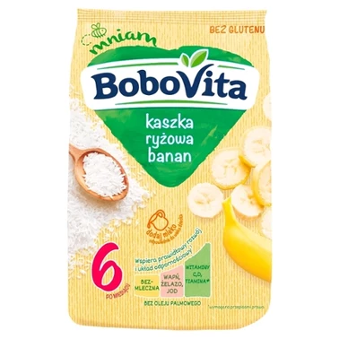 BoboVita Kaszka ryżowa banan po 6 miesiącu 180 g - 0