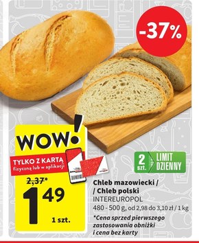 Chleb Mazowiecki niska cena