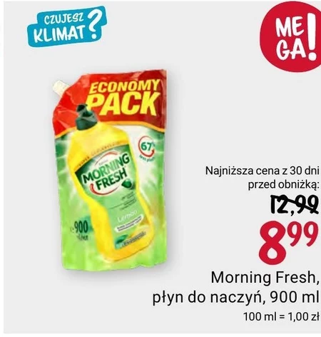 Morning Fresh Lemon Skoncentrowany płyn do mycia naczyń 900 ml