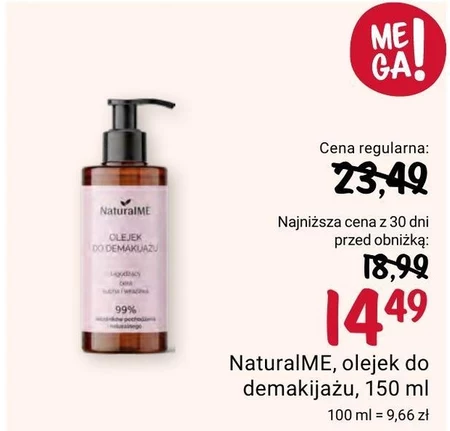 Olejek do demakijażu NaturalME