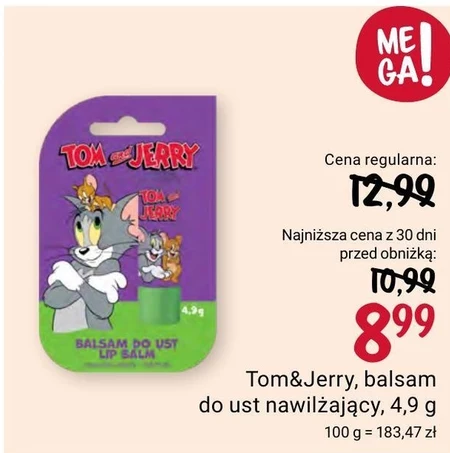 Бальзам для губ Tom & Jerry