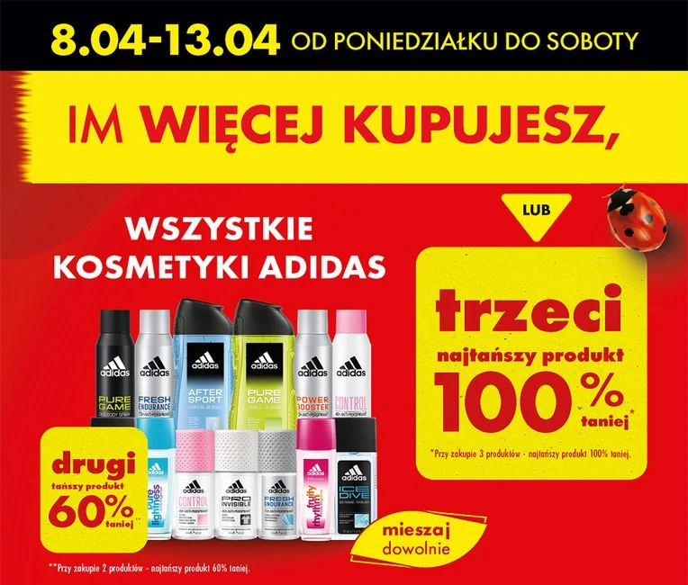 Promocja na kosmetyki Adidas! 
