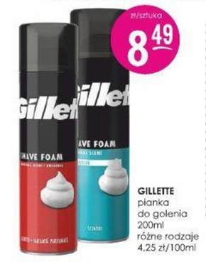 Gillette Classic Regular Pianka do golenia 200 ml niska cena