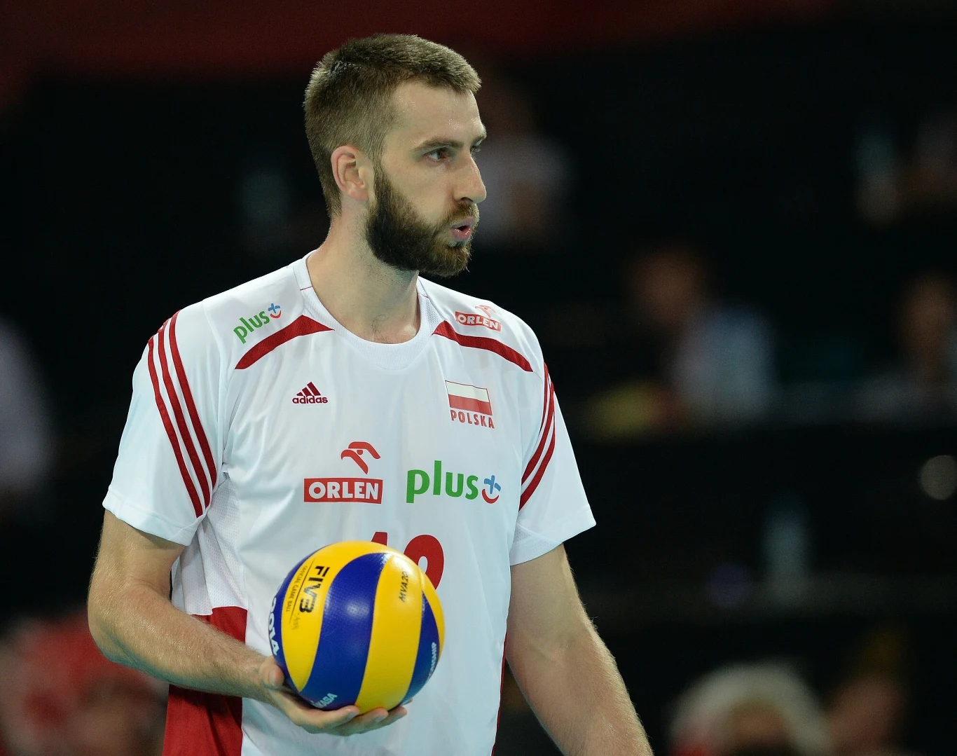 Marcin Możdżonek z okresu gry w reprezentacji Polski