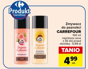 Zmywacz do paznokci Carrefour niska cena