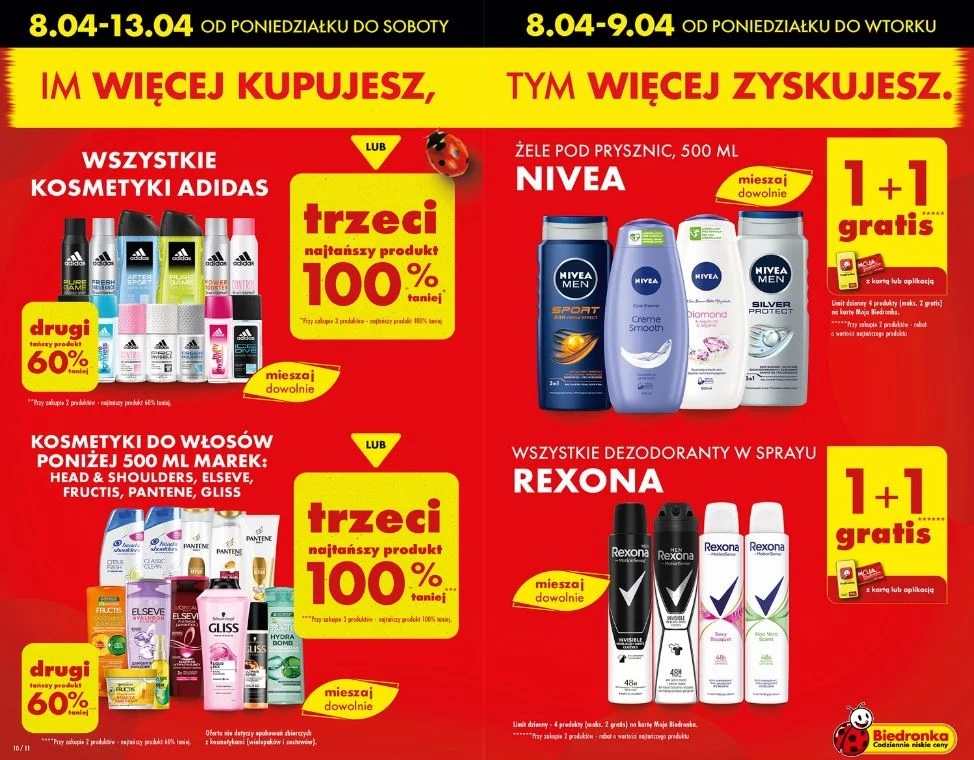 Nowe promocje na markowe kosmetyki w Biedronce!