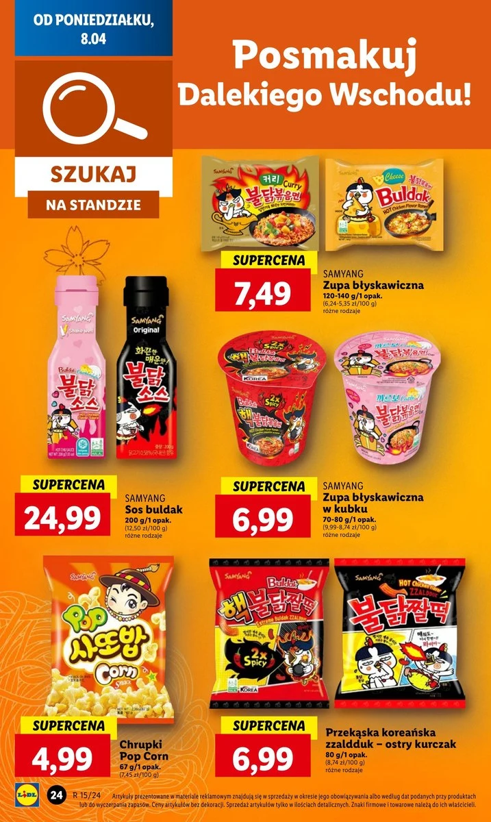 Kultowe koreańskie zupki znów w Lidlu! 