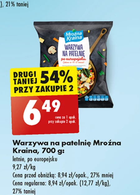 Warzywa na patelnie Mroźna Kraina