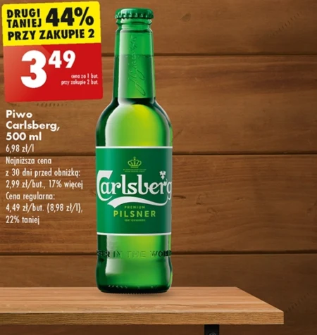 Carlsberg Pilsner Piwo bezalkoholowe 500 ml