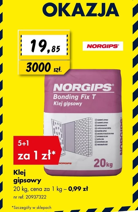 Гіпсовий клей Norgips