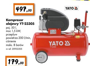 Kompresor olejowy Yato niska cena