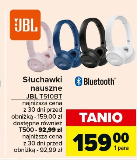 Słuchawki bluetooth JBL