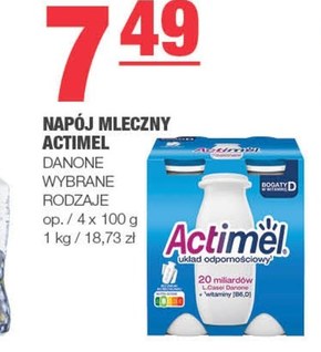 Actimel Napój jogurtowy klasyczny 400 g (4 x 100 g) niska cena