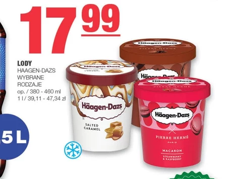 Häagen-Dazs Lody czekoladowe z belgijską czekoladą 460 ml