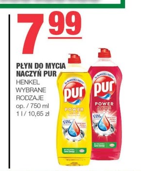 Pur Power Lemon Płyn do mycia naczyń 750 ml niska cena
