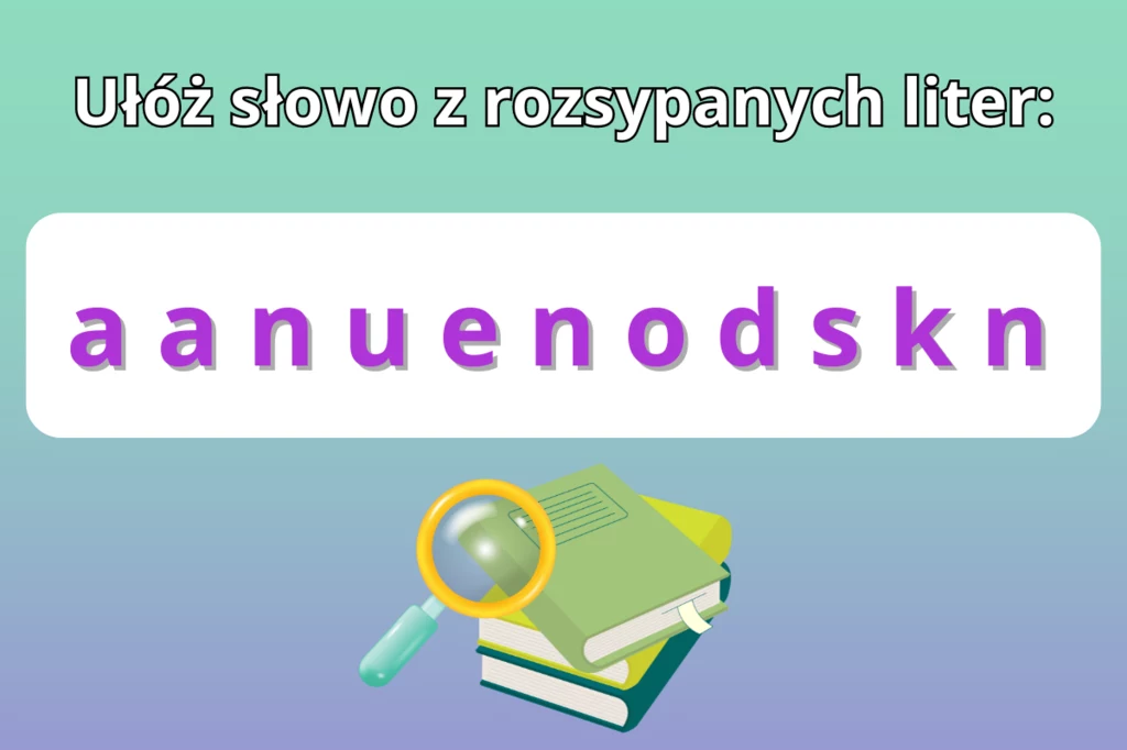 Tylko osoba o ponadprzeciętnej inteligencji zna rozwiązanie