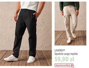 Spodnie męskie Livergy niska cena