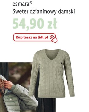 Sweter damski Esmara niska cena