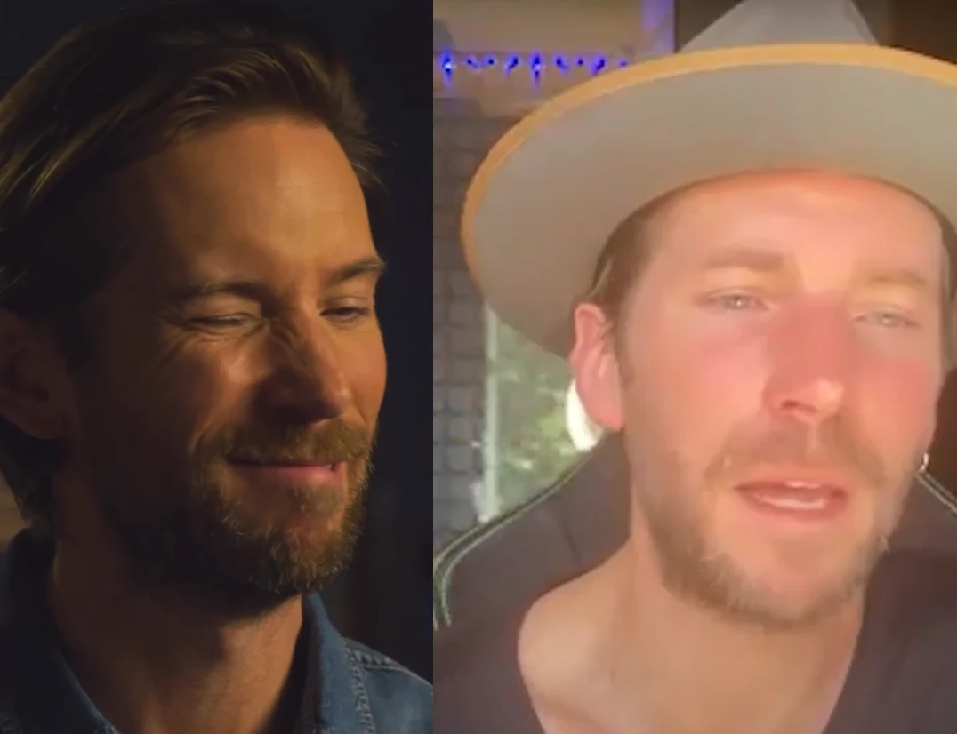 Troy Baker Troy Baker na dwóch fotografiach