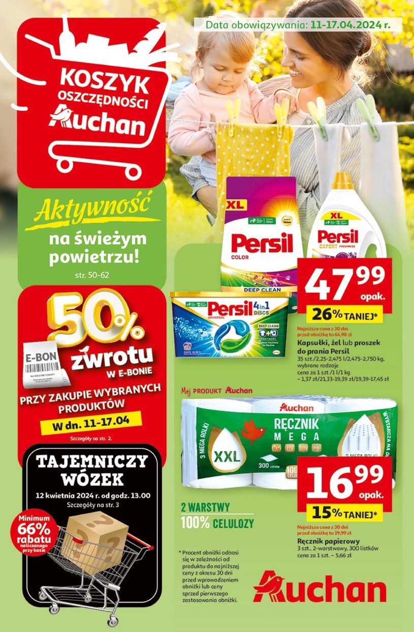 Gazetka promocyjna Auchan Hipermarket - ważna od 11. 04. 2024 do 17. 04. 2024