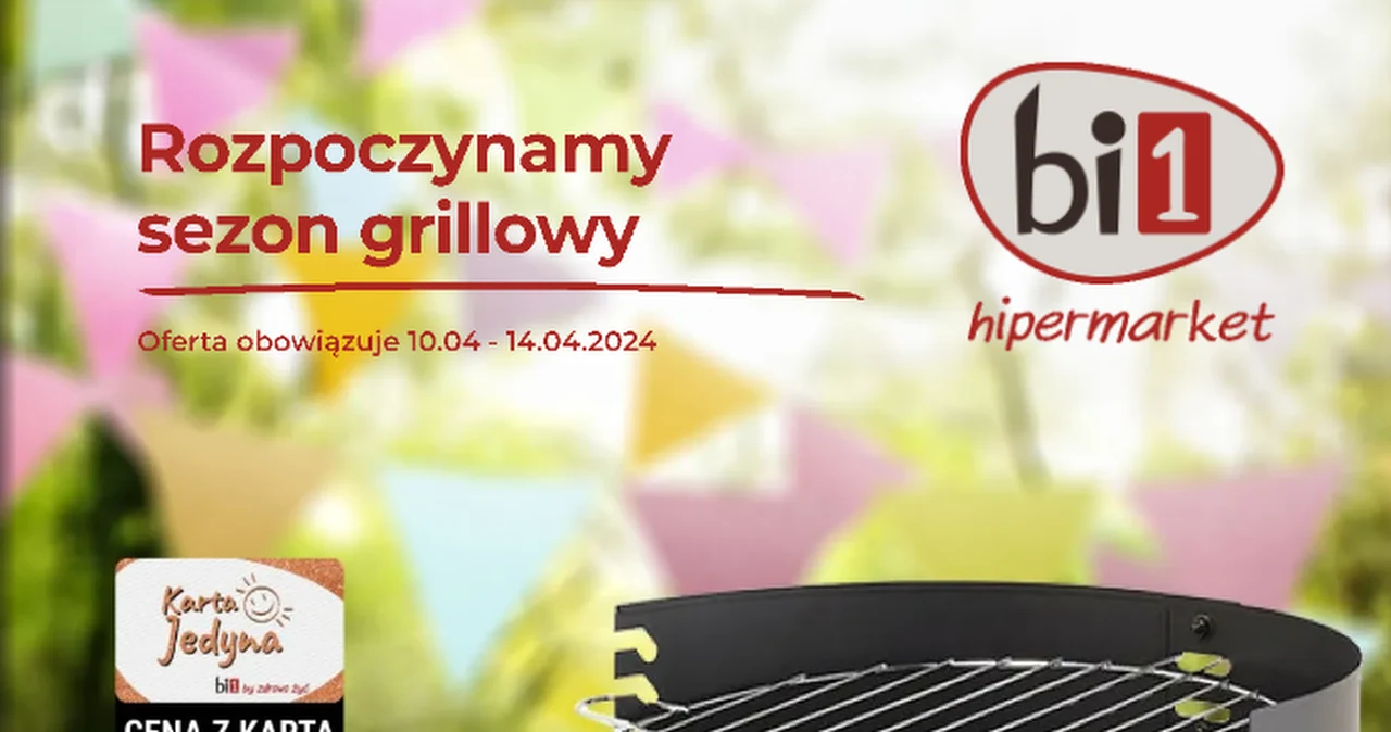 bi1 Gazetka Promocyjna - oferty, rabaty, kupony [10.04 do 16.04.2024 ...