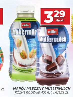 Müller Müllermilch Napój mleczny o smaku pistacjowo-kokosowym 400 g niska cena