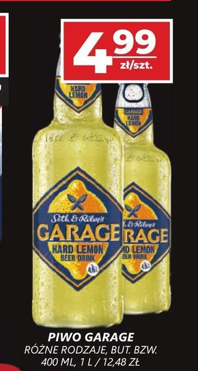 Seth & Riley's Garage Mix piwa i napoju o smaku cytrynowym 400 ml niska cena
