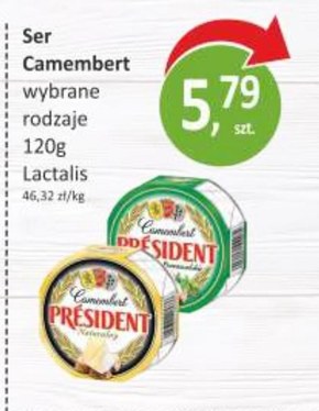 Président Ser Camembert zioła prowansalskie 120 g niska cena
