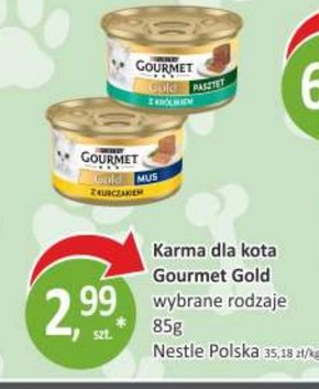 Karma dla kota Gourmet Gold niska cena