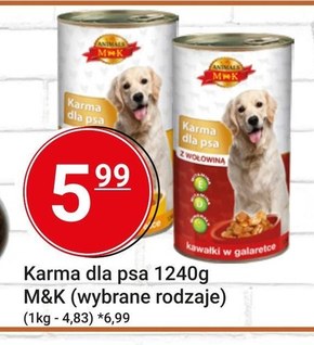 Karma dla psa MK niska cena
