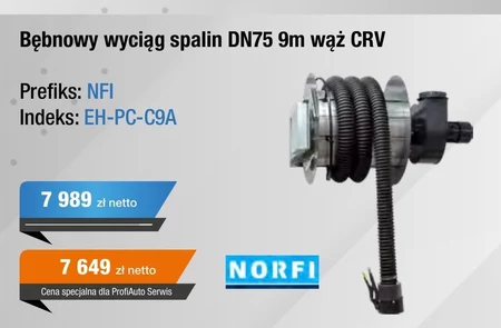 Wyciąg spalin Norfi