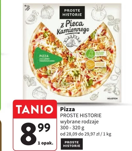 Proste Historie z Pieca Kamiennego Pizza z mozzarellą i cheddarem 300 g