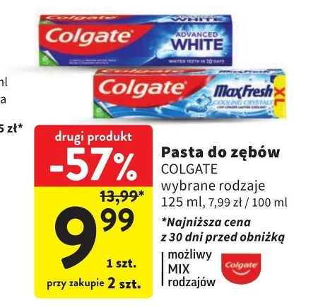 Colgate Max Fresh cooling Crystals pasta do zębów 125ml
