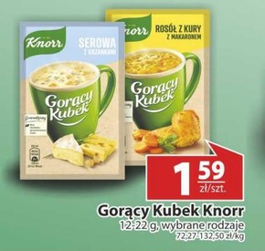 Knorr Gorący Kubek Serowa z grzankami 22 g niska cena