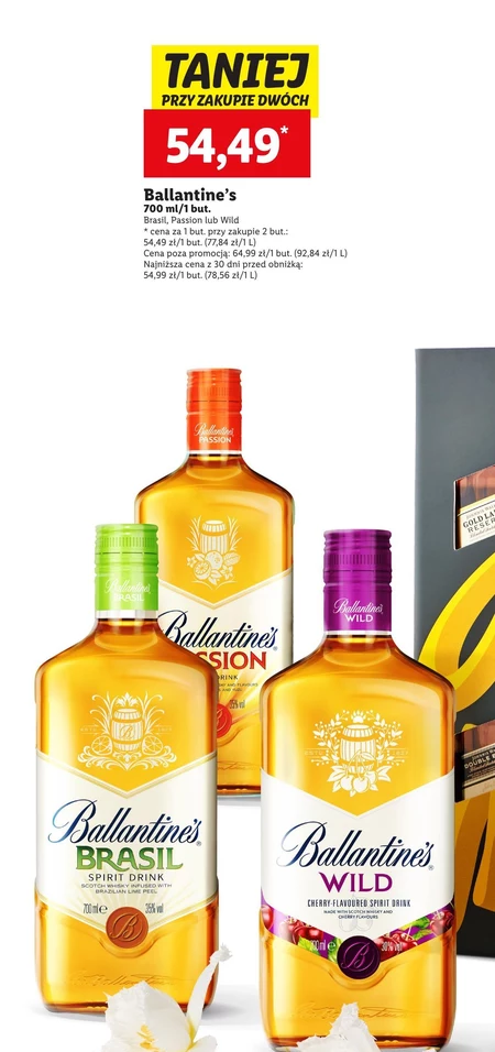 Ballantine's Brasil Napój spirytusowy 70 cl