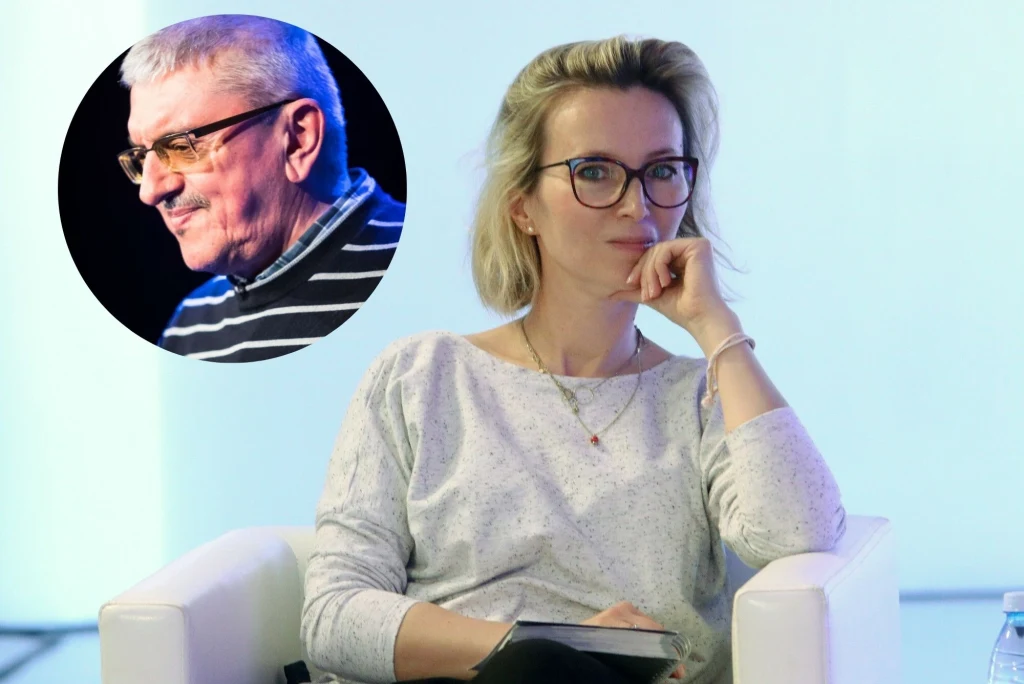 Nowa szefowa "Trójki" Agnieszka Szydłowska i Marek Niedźwiecki