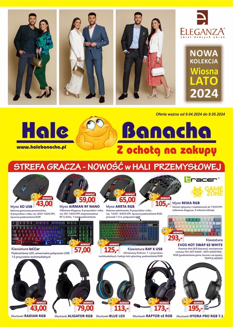 Gazetka promocyjna Hala Banacha - ważna od 09. 04. 2024 do 08. 05. 2024